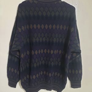 MONDO DI MARCO ITALIAN LONG SLEEVE POLO BROWN WOOL